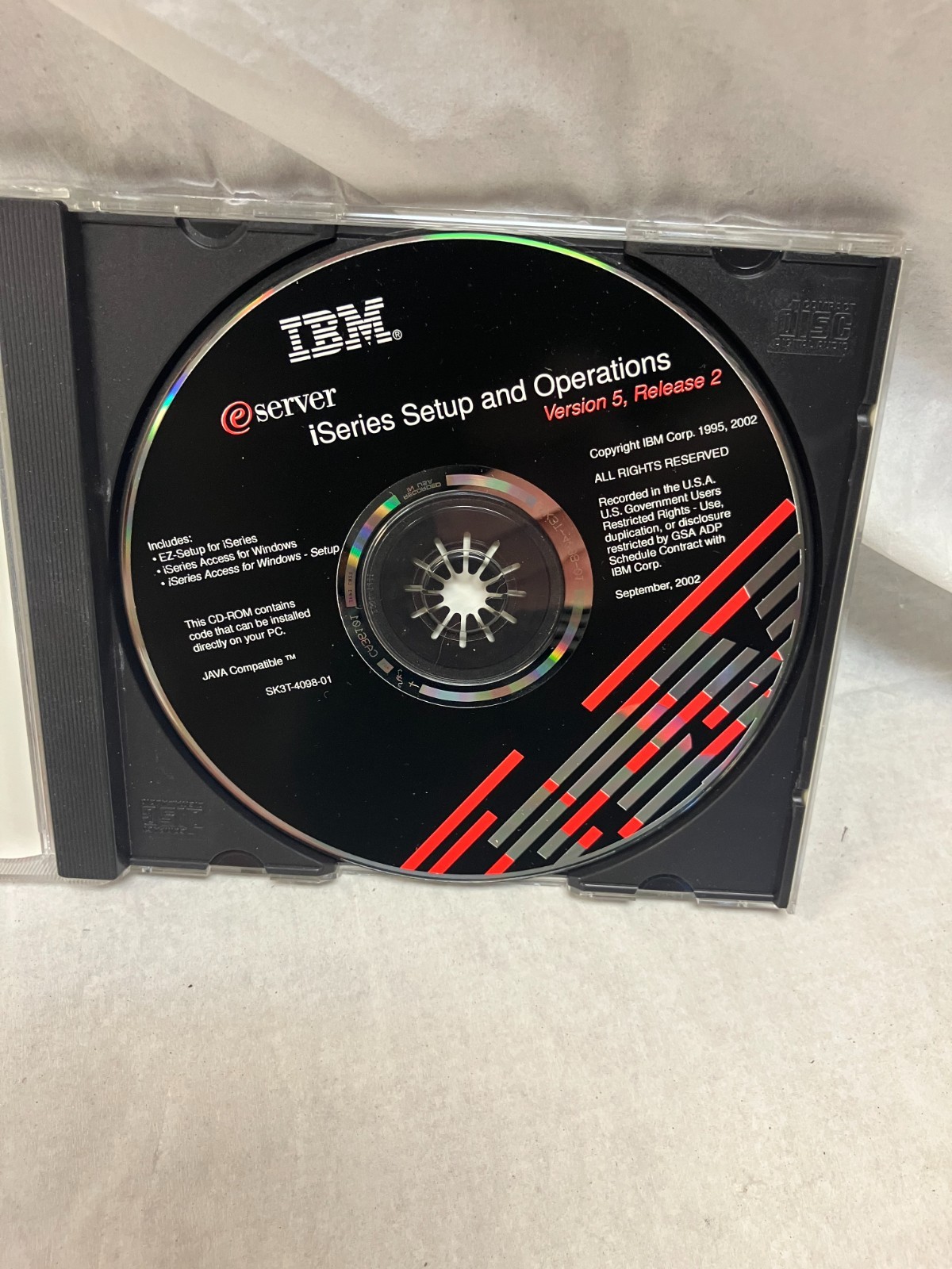 IBM AS/400 iSERIES 400 INFORMATION CENTER Version 5 Release 2 Setup Operations