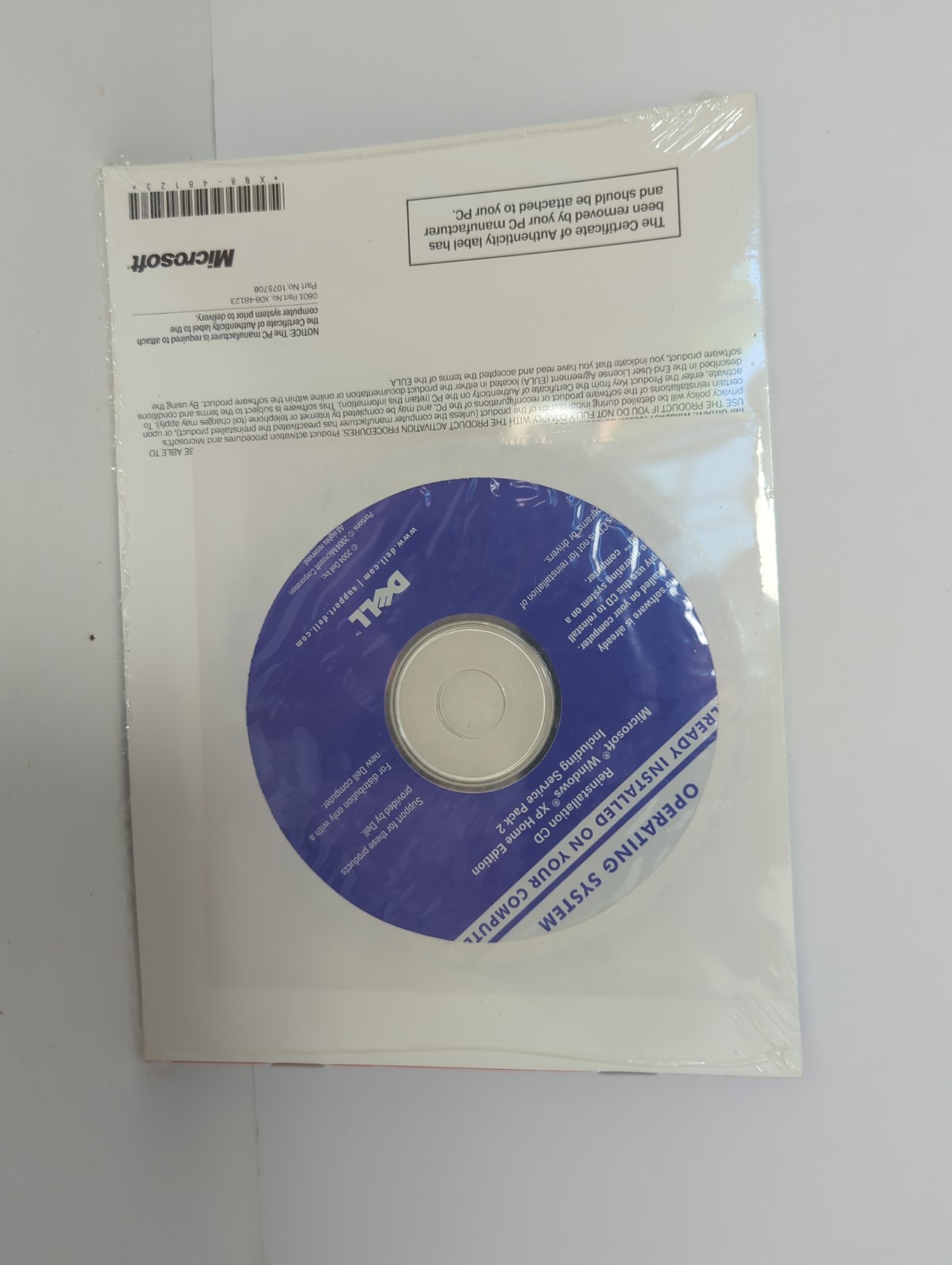 Microsoft Windows XP Home Full Version w/ SP3 OEM Brand New Sealed X08-48123