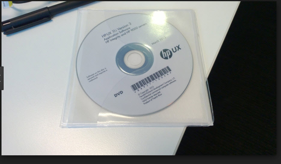 HP-UX 11i v2 (11.23.10) FNOE new(ish) processor workstations on ISO DVD