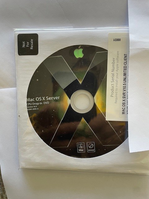 Apple Mac OS X Version 10.5.4 Leopard Server Unlimited Client License