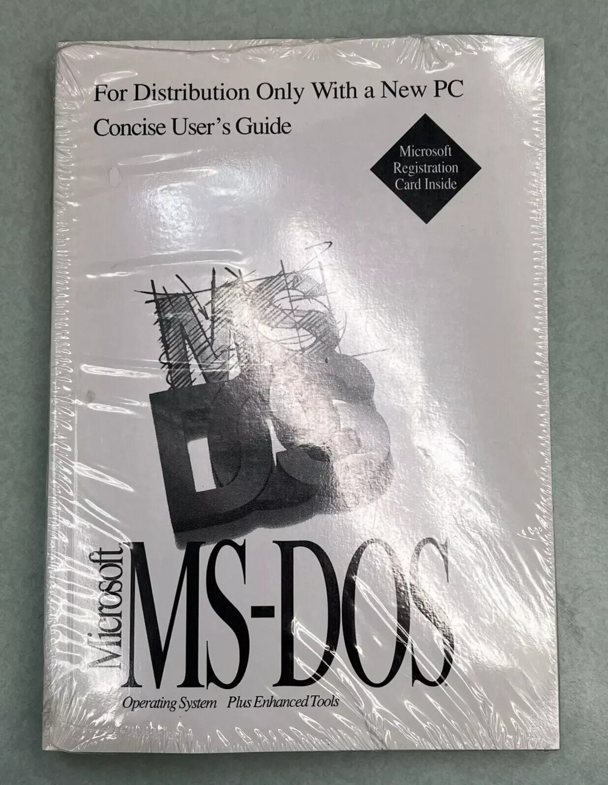 Microsoft MS-DOS 6.2 FULL Version Not Upgrade Brand New w/ COA