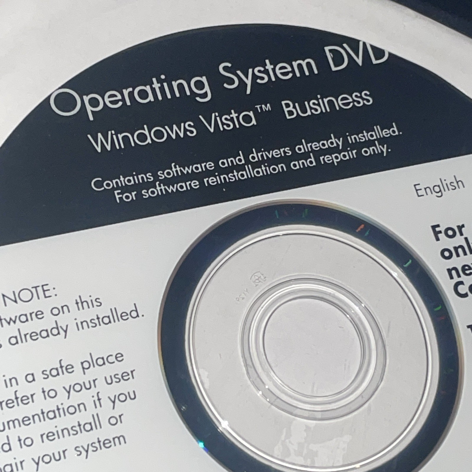 Microsoft Windows Vista Business Still Sealed New