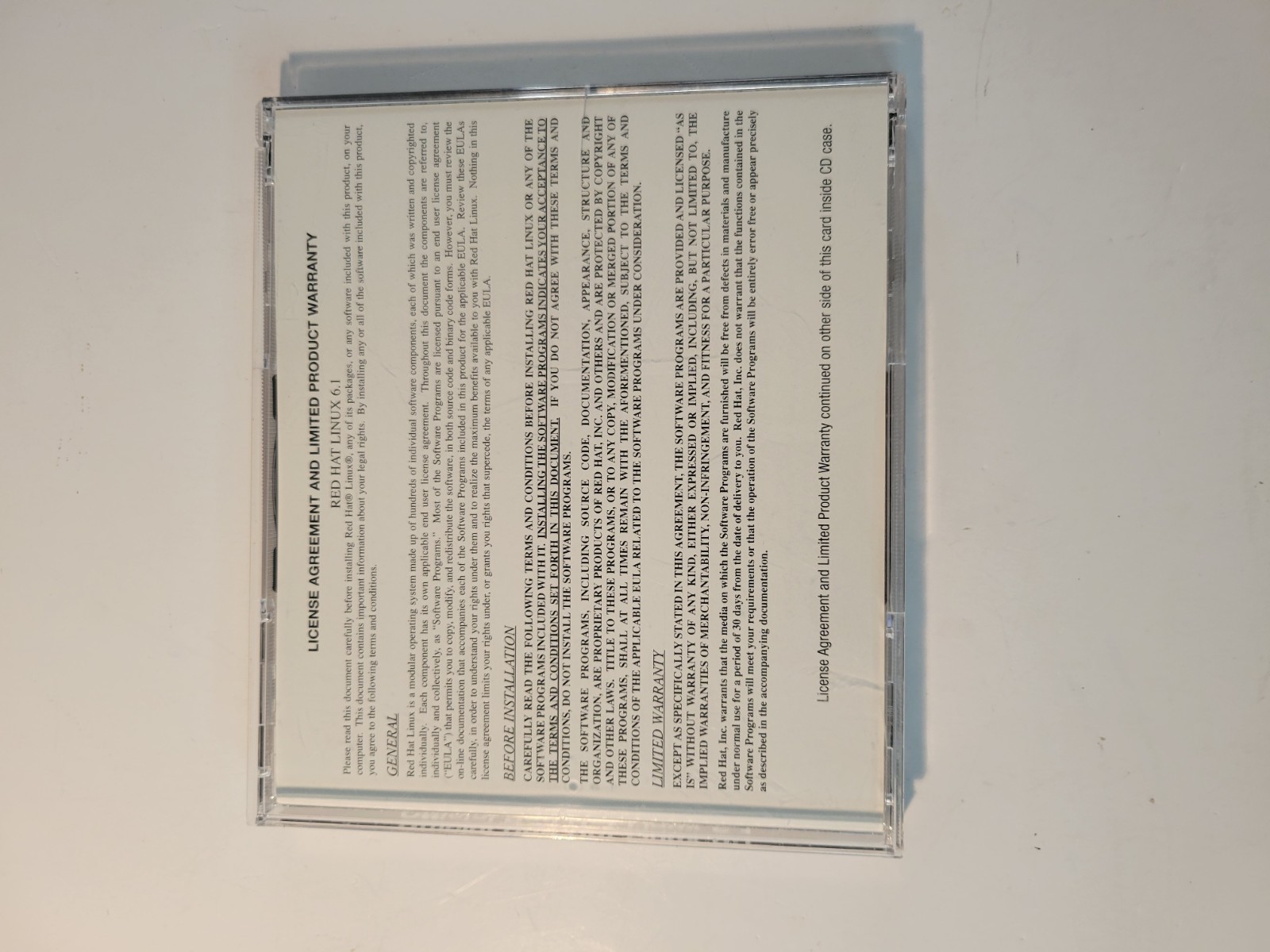 Official Redhat Linux 6.1 (2 Cds)