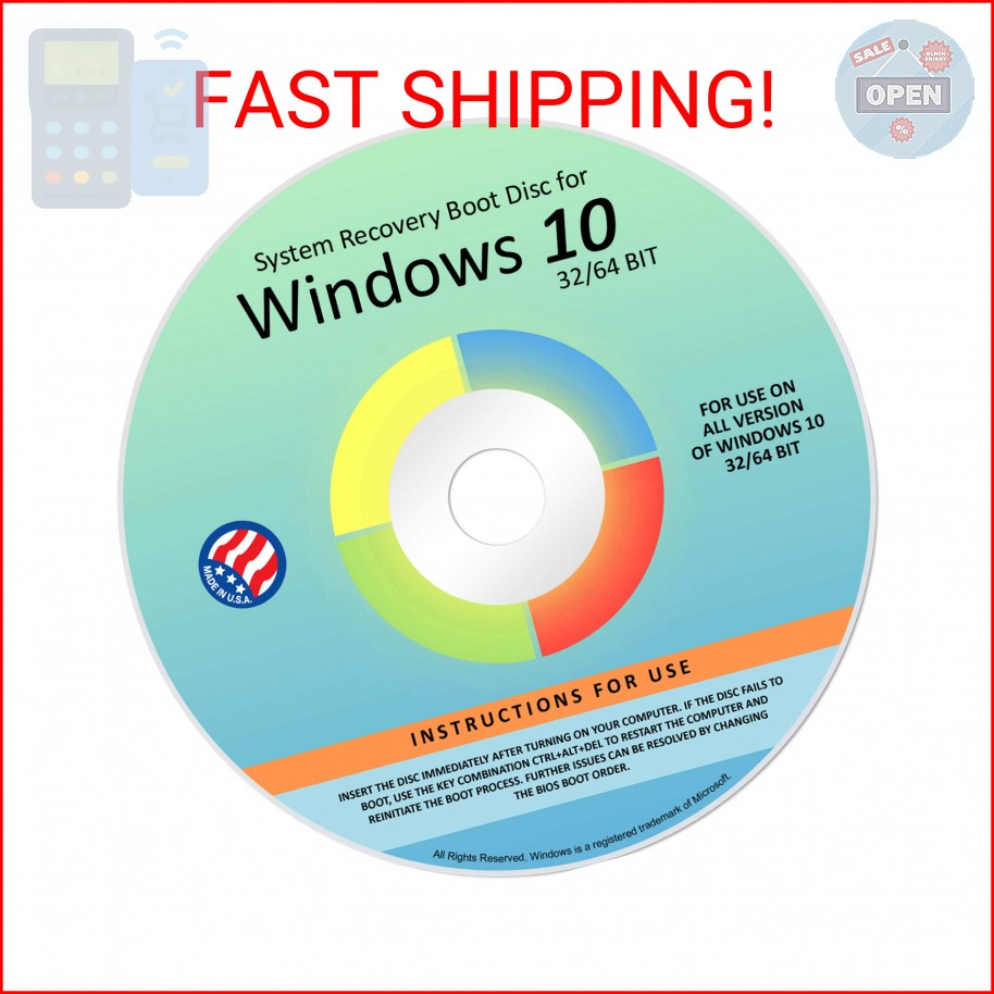 Ralix Reinstall DVD For Windows 10 All Versions 32/64 bit. Recover, Restore, Rep