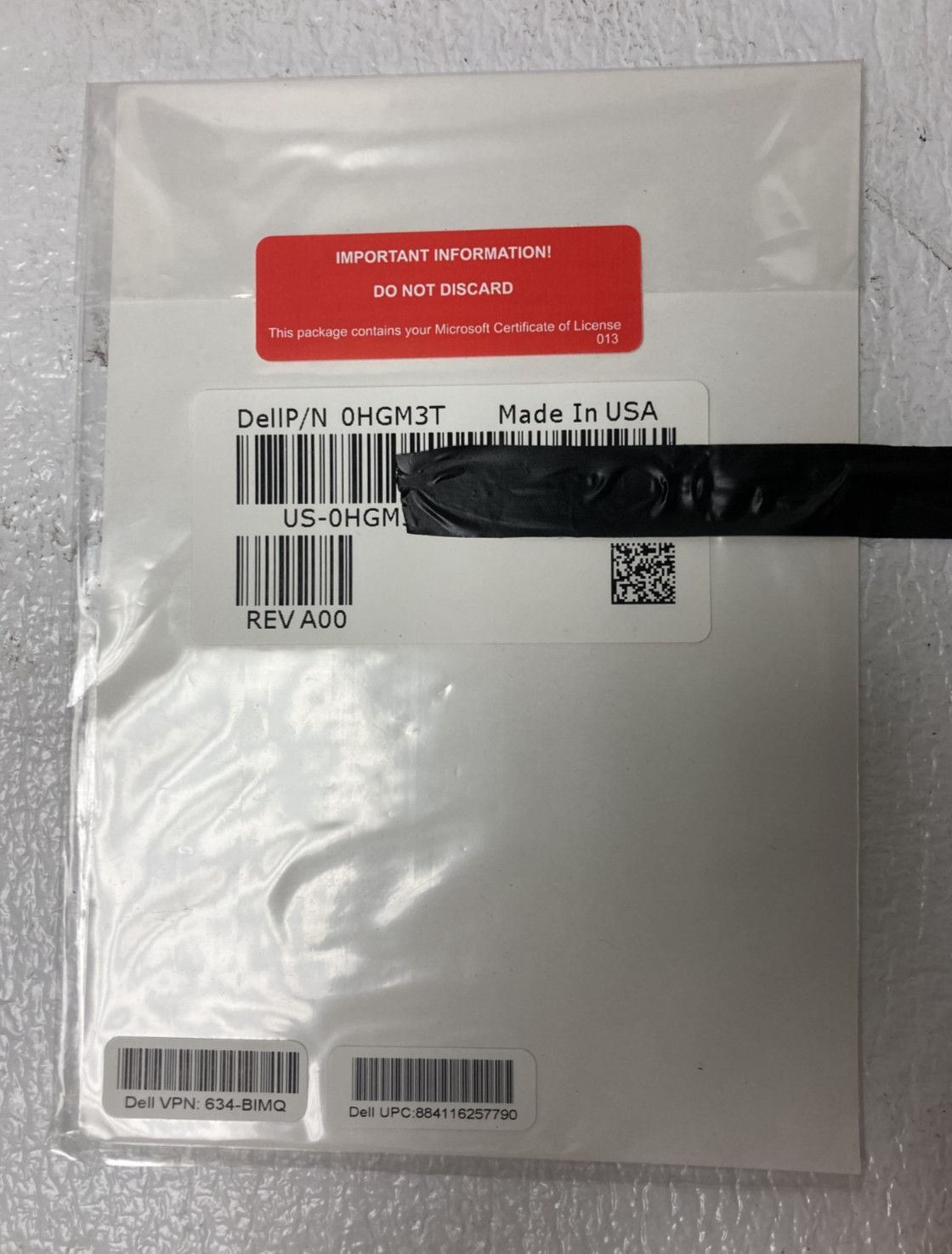 Microsoft Windows Server 2016 CAL 10 User Client Access Licenses Dell P/N 0HGM3T