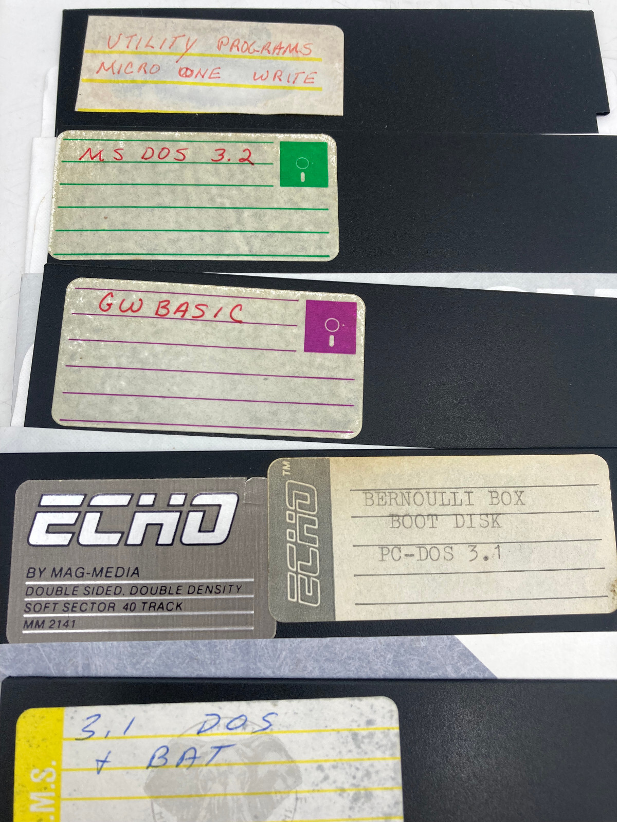 Lot of 14 MS DOS Operating System 5.25 Floppy Disk TeleVideo CB 86 GW BASIC
