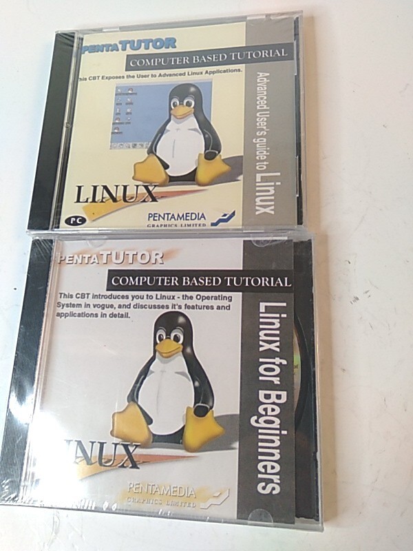 Linux Pentatutor Computer Tutorial CBT Advanced Linux Applications Vintage 2000