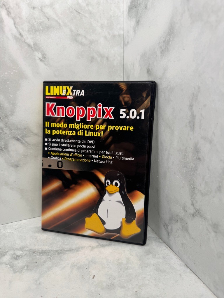 Knoppix 5.0.1 ULTRA RARE Linux DVD – Linux Pro Extra August 2006