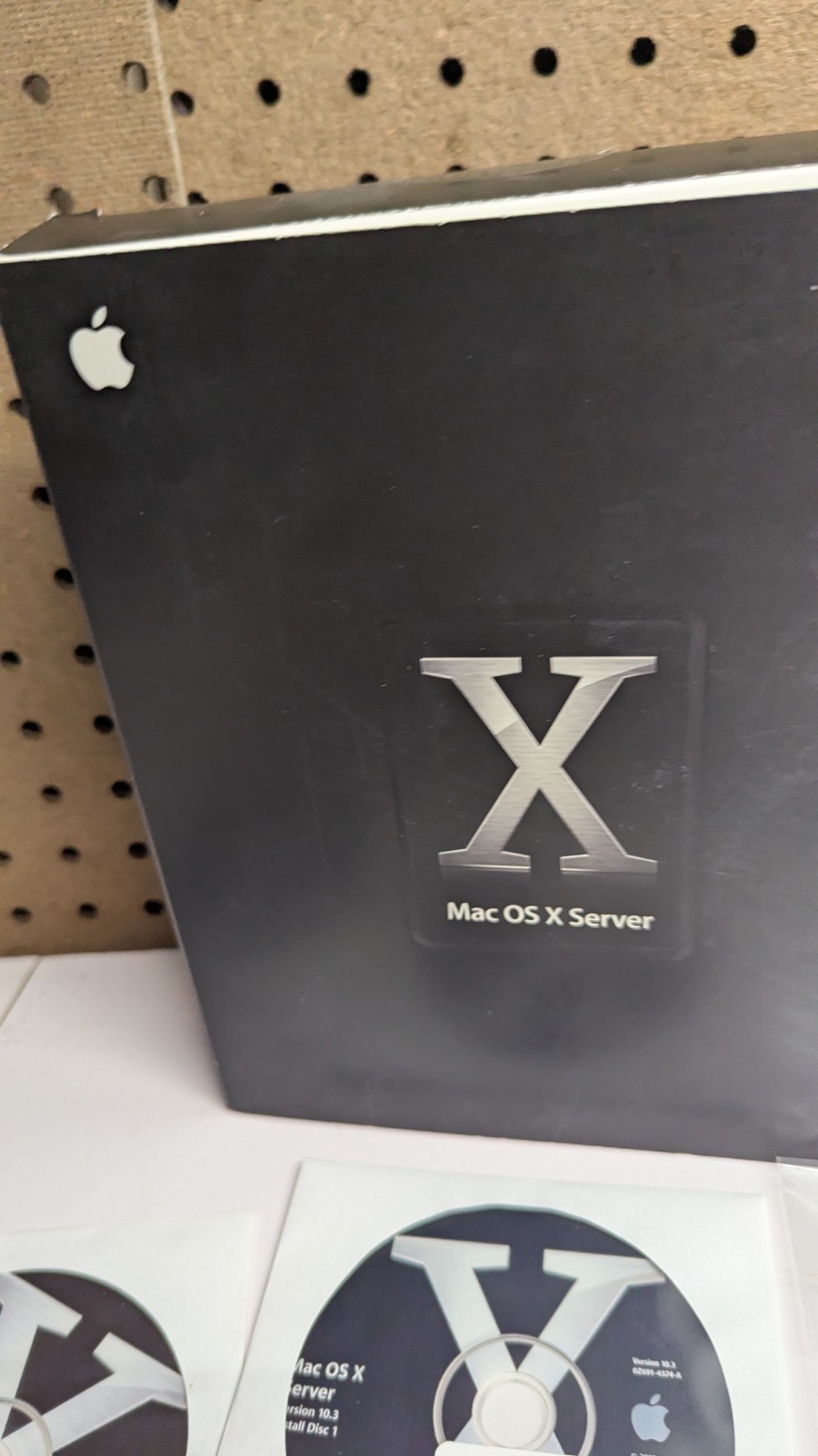 Apple Mac OS X Server 10.3 Panther unlimited clients key, OEM 4 CD Big Box
