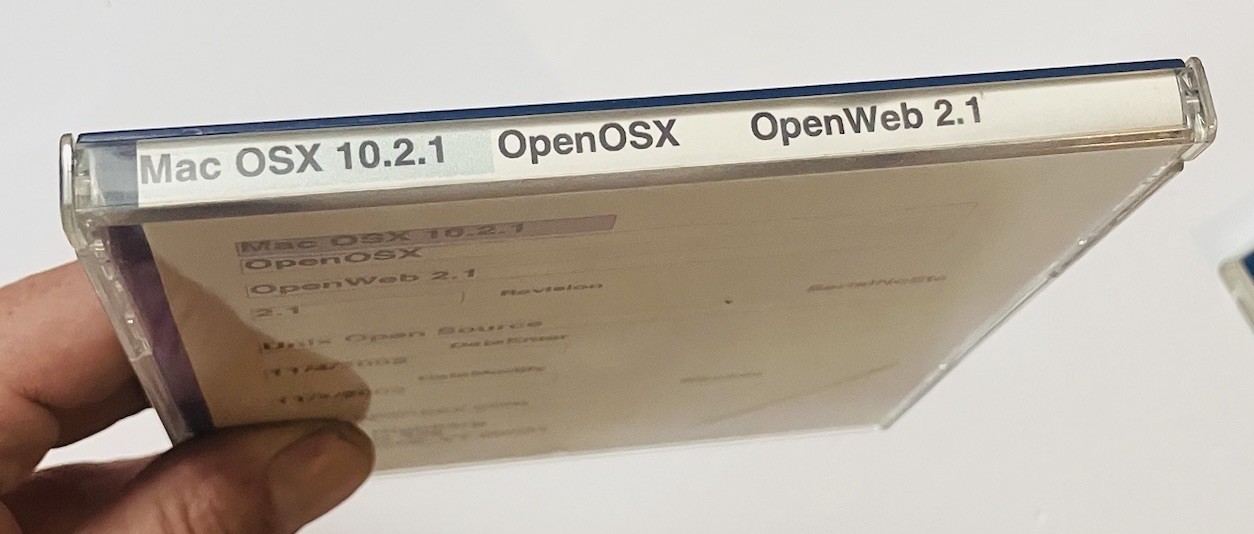 OpenOSX Mac OS X Installer 3 Disc Lot Office GIMP OpenWeb Vintage