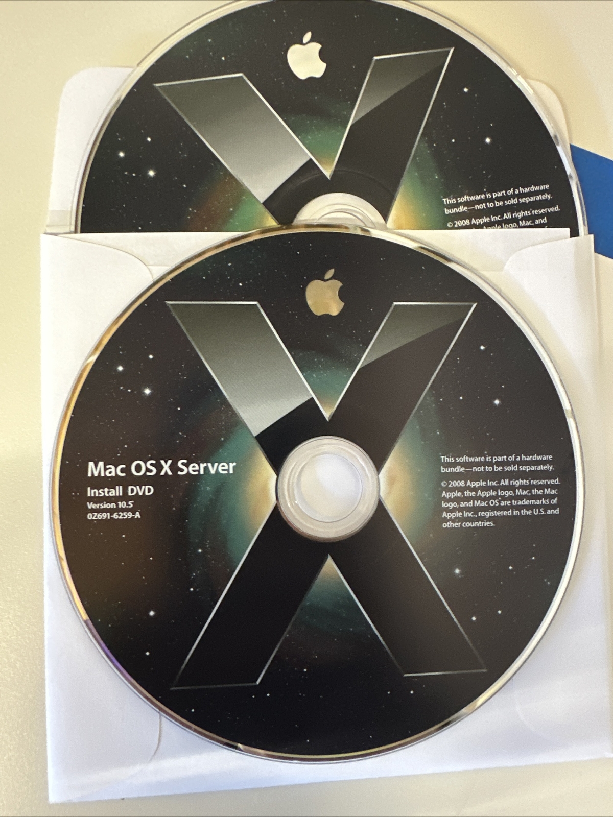 MacOS X Server X 10.5 Unlimited Client – CDS041608 607-2363 0Z607-3499-A V9 lic