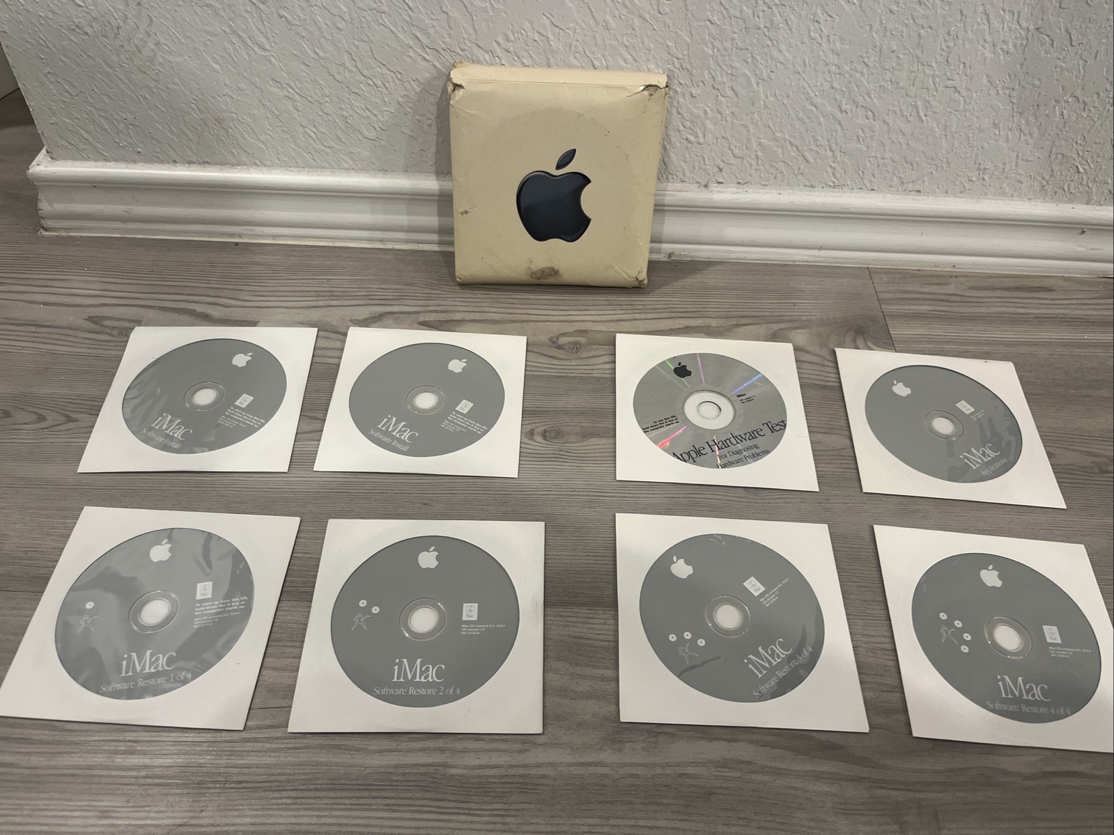 Apple Software Lot of 8 CDs OS 9.2 10.0.4 Install Restore iMac Discs