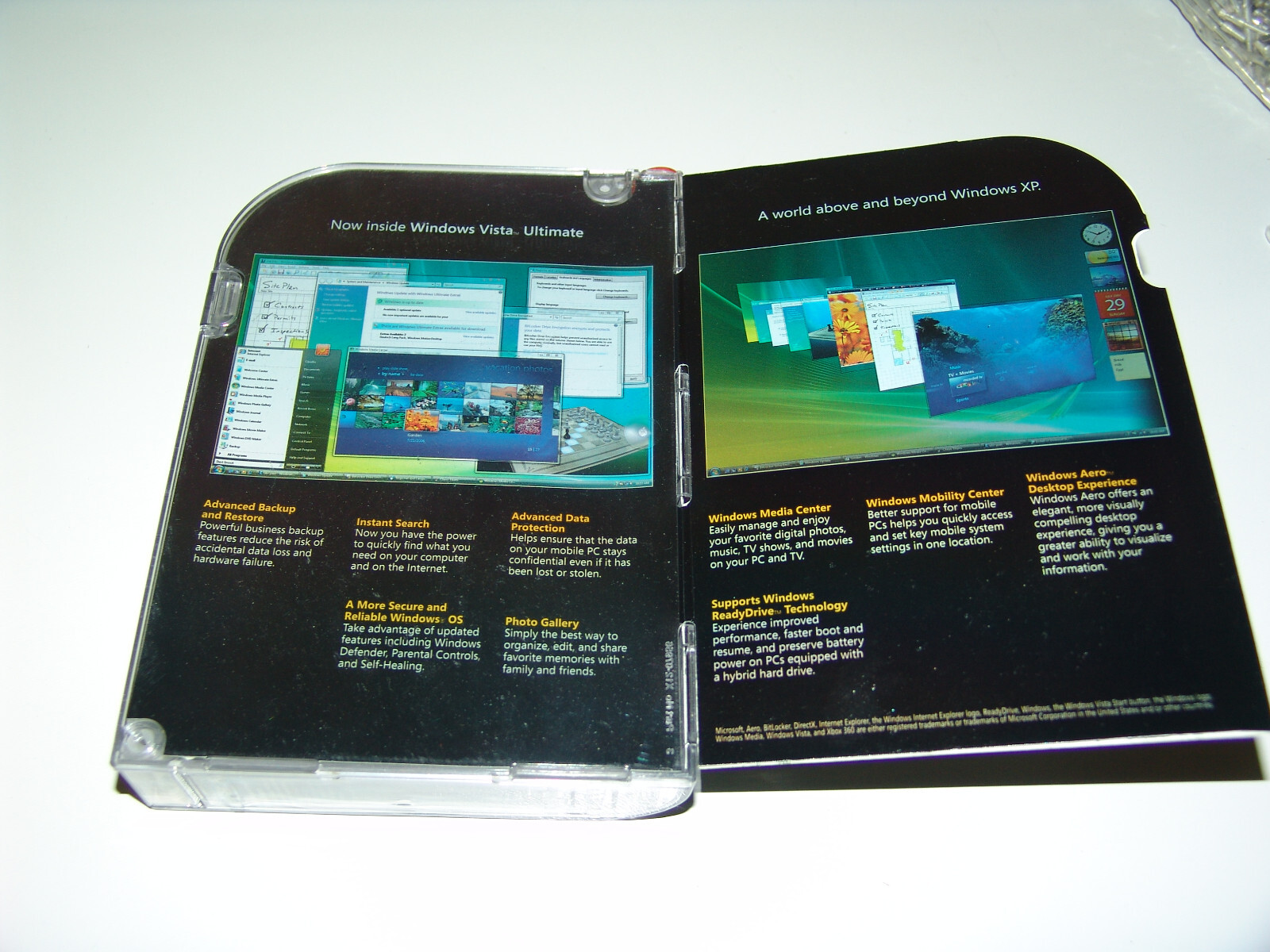 Microsoft Windows Vista Ultimate Upgrade 32 & 64 Bit Genuine Retail 2-Discs