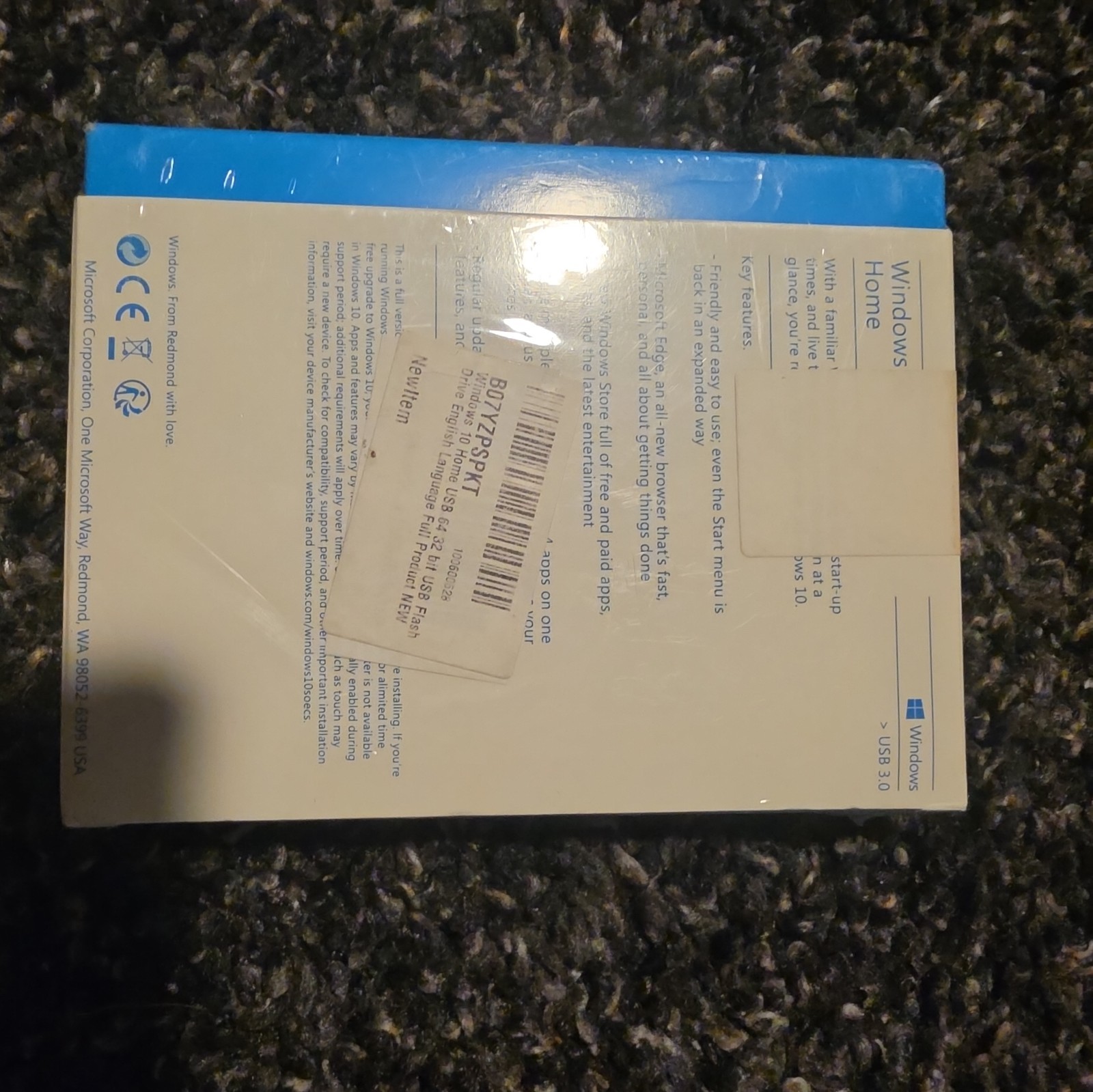 Windows 10 Home 32/64-Bit USB Flash Drive Brand New Sealed