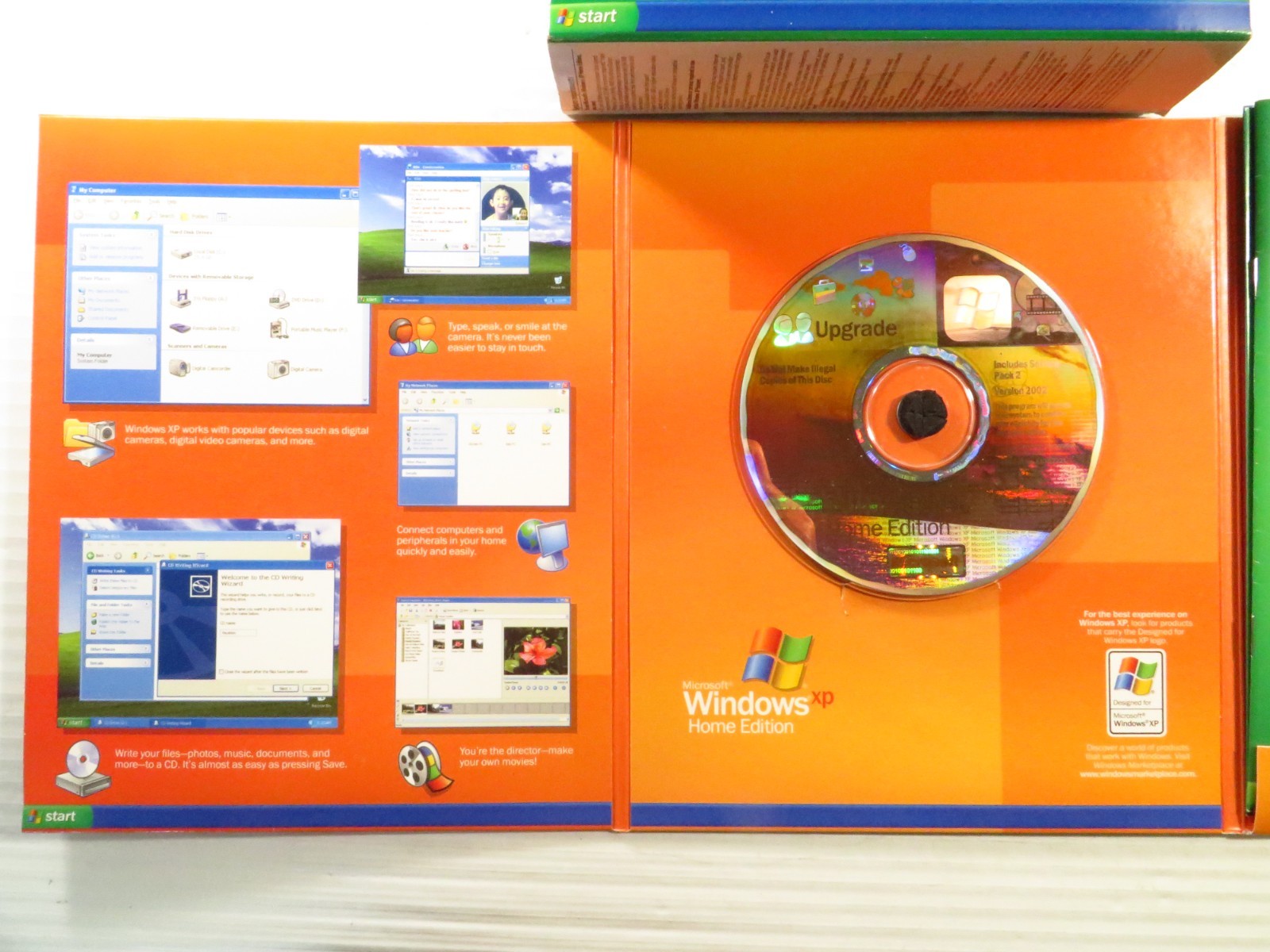 MICROSOFT WINDOWS XP HOME UPGRADE VERSION FOR 98/98SE/ME