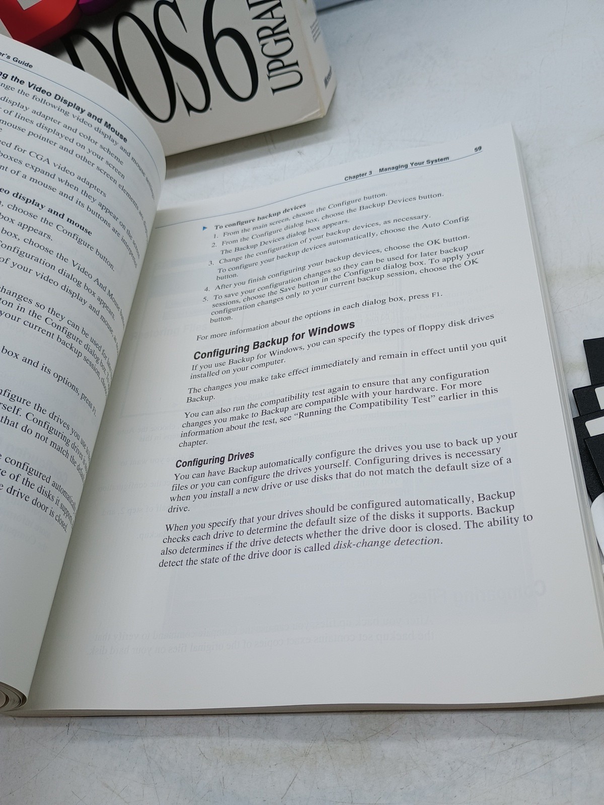Vintage Microsoft MS-DOS 6 Software Upgrade Operating System