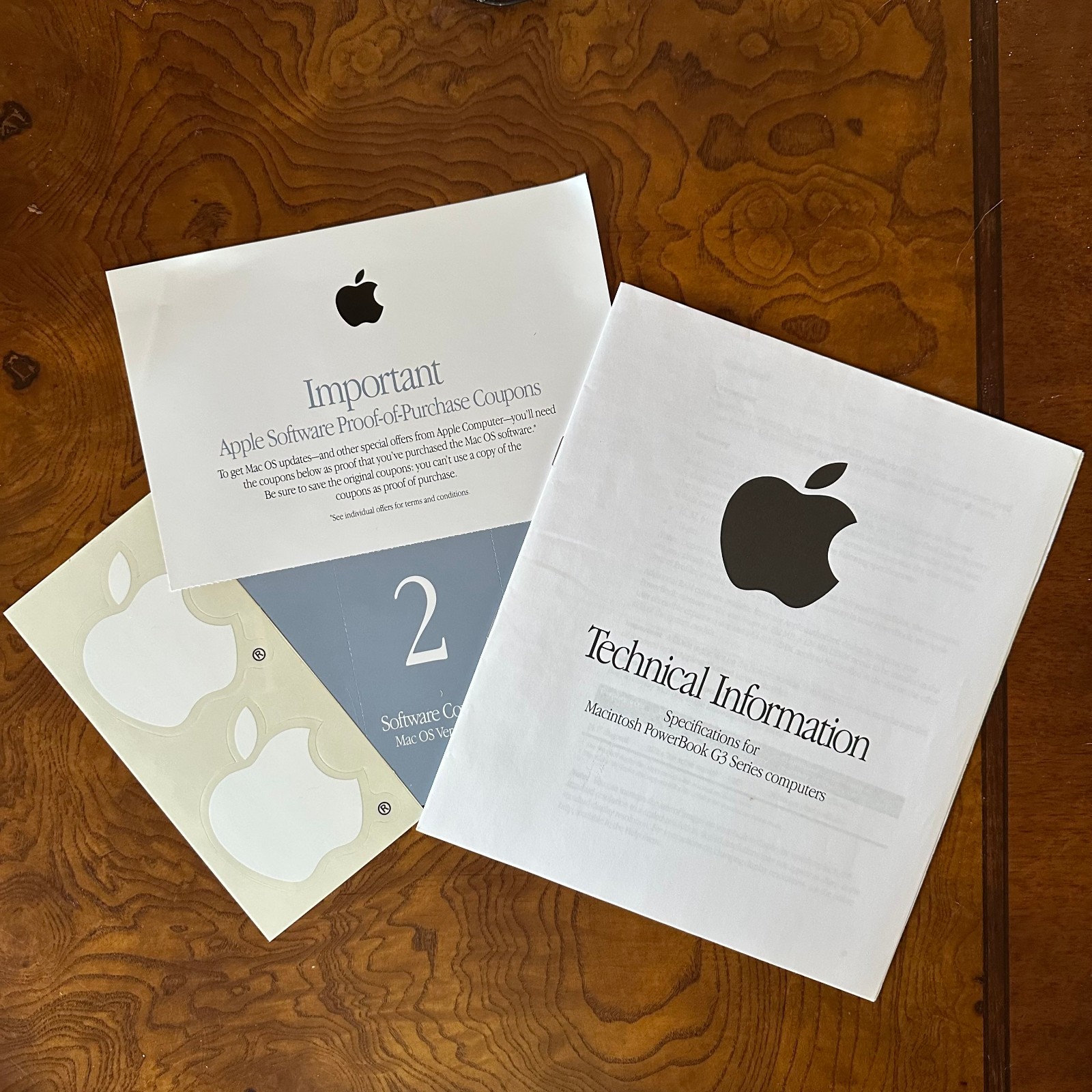 Vintage Apple Macintosh PowerBook G3 8.5 Install / Restore Disk and Manuals