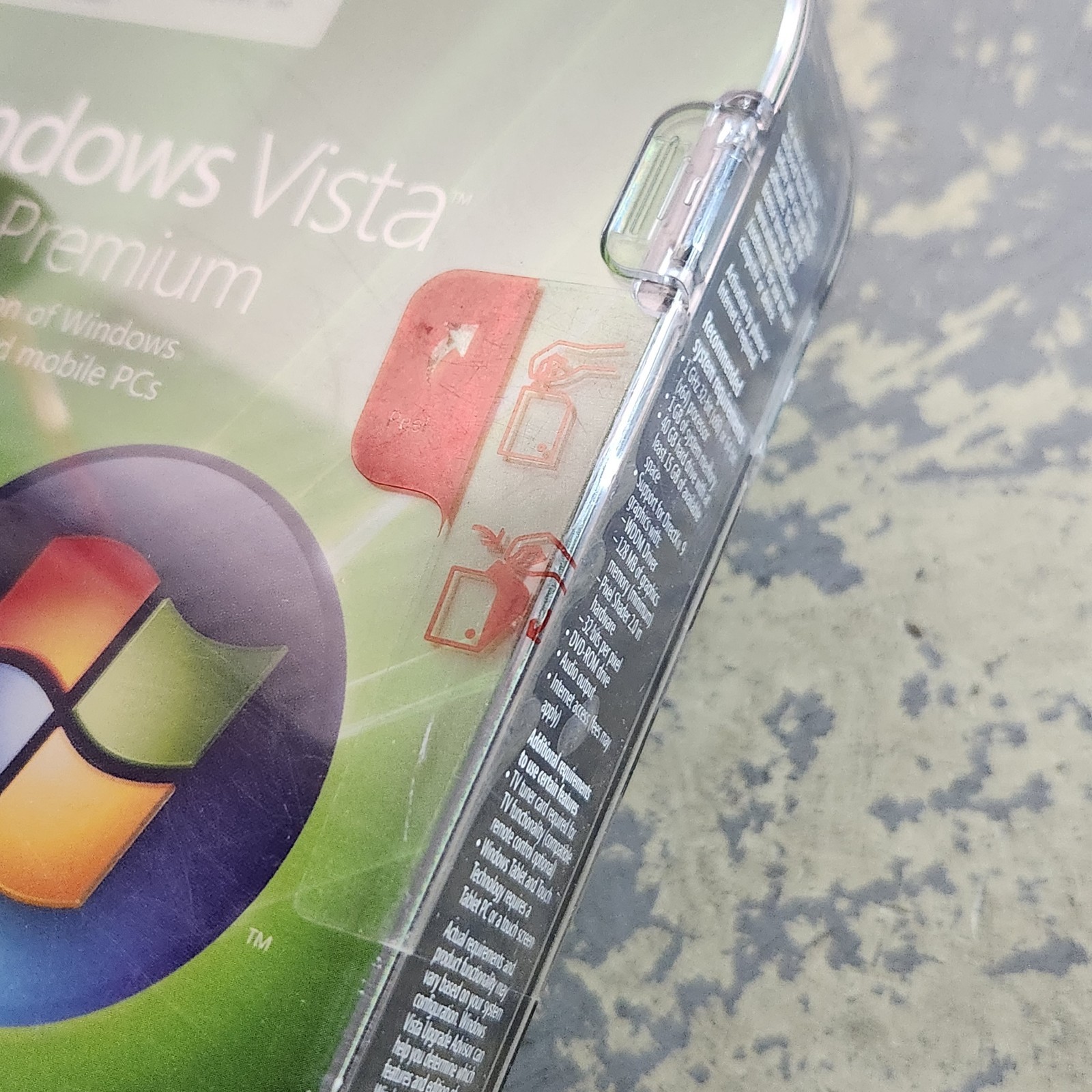 Microsoft Windows Vista Home Premium Upgrade 32-Bit DVD Key COA Academic