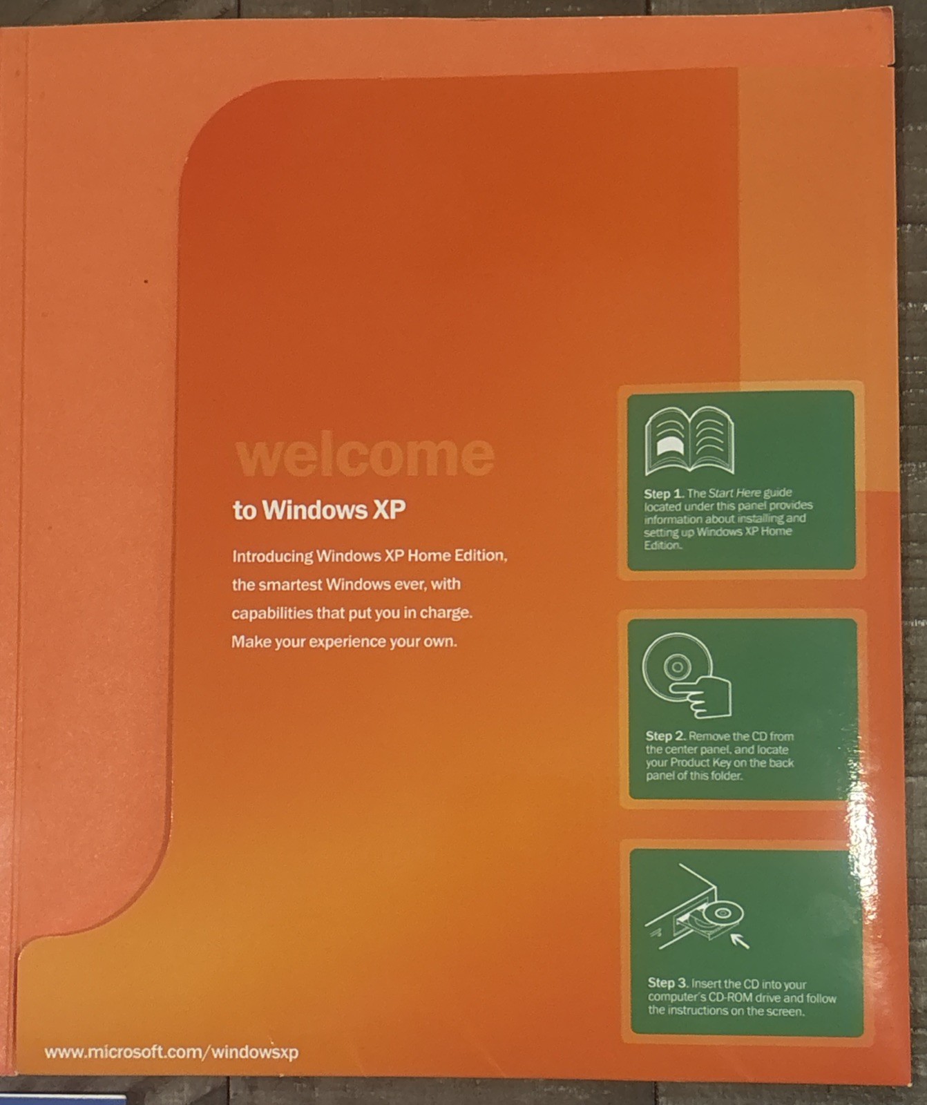 Vintage 2002 Microsoft Windows XP Home Edition Upgrade CD SP1 Full Retail Box!