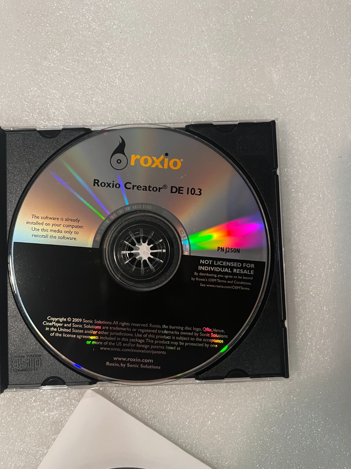 Sealed Roxio Creator DE 10.3 for Windows Free shipping
