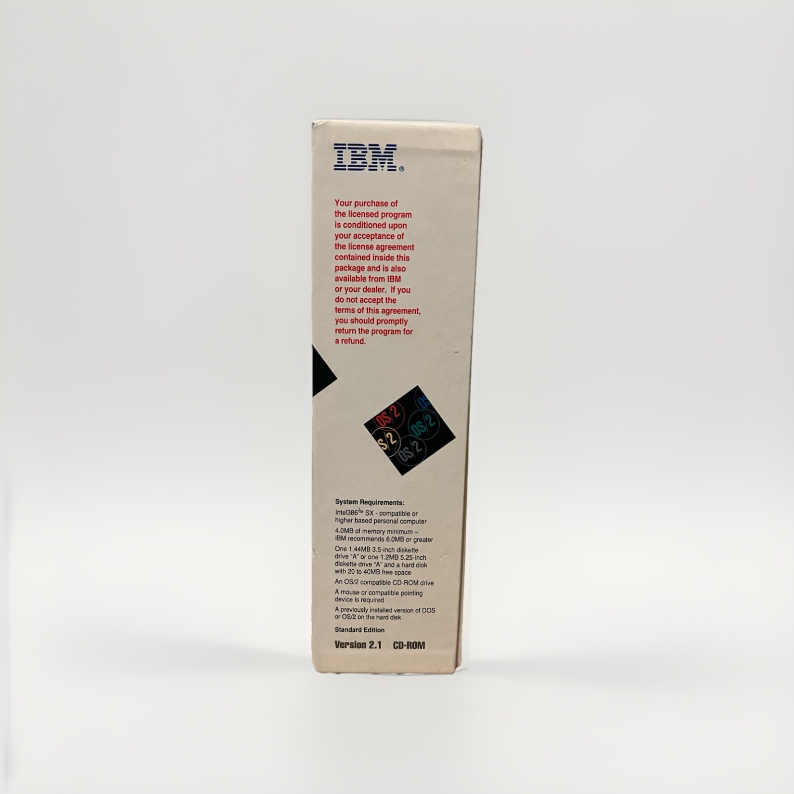 IBM OS/2 Version 2.1 Upgrade Edition (1993) Packaging And Manuals Only – No CDs