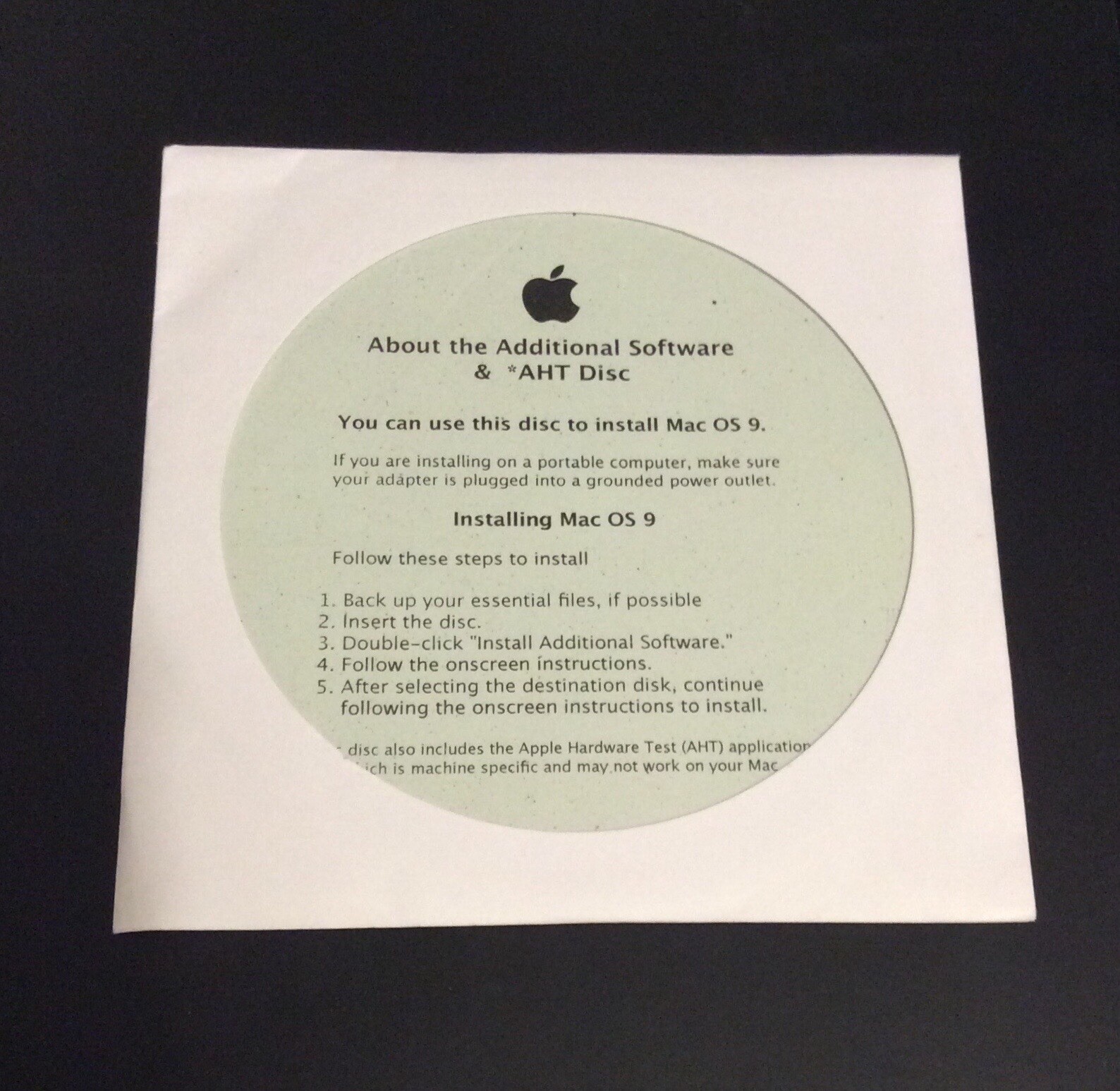 FREE SHIPPING to USA & Canada ~ Apple Mac 9 Classic Software for OS X
