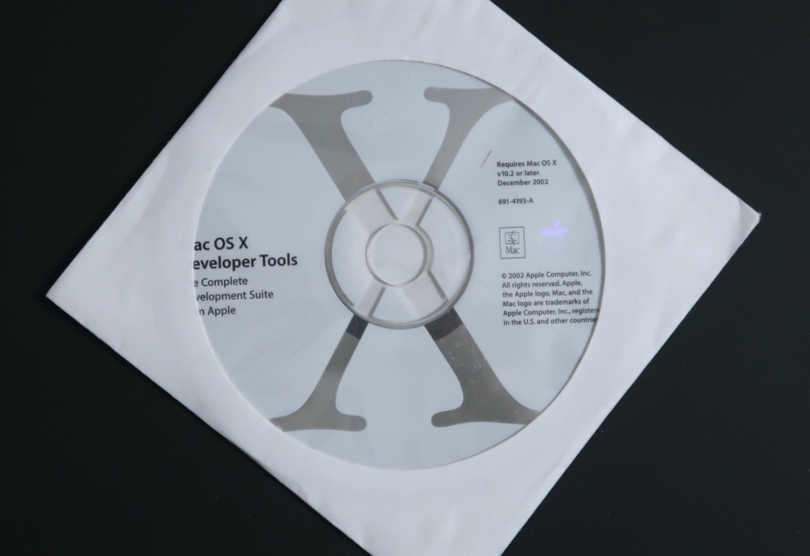 APPLE Mac OS X v10.2 Install CDs Developer Tools & Manual
