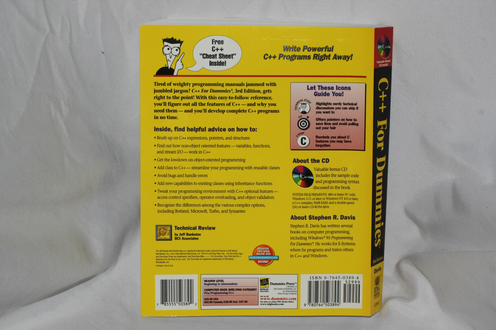 C++ For Dummies Deluxe Compiler Kit Microsoft Visual C++ 6 Introductory Edition