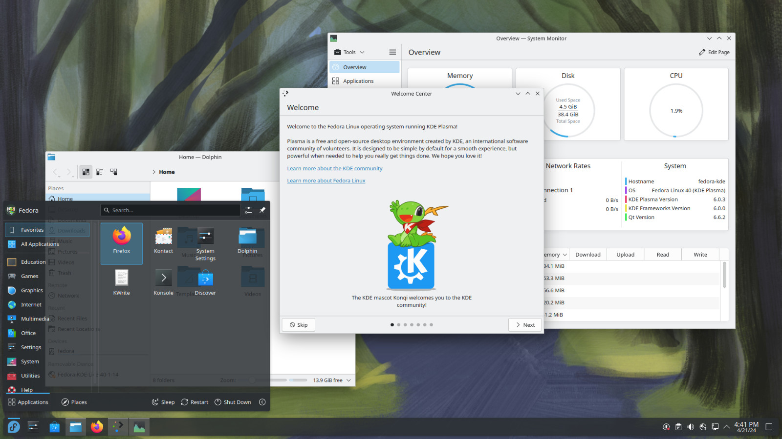 Fedora 42 Workstation Linux Full Install USB Flash – 64 bit