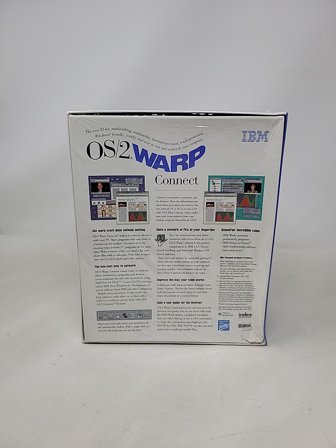 *NEW SEALED* IBM OS/2 Warp Connect Version 3 CD-Rom Vintage Computer Software