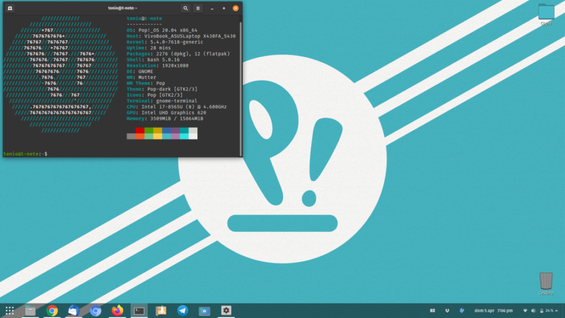 Pop!_OS Linux 22.04 LTS Pop OS – DVD or USB Flash Drive