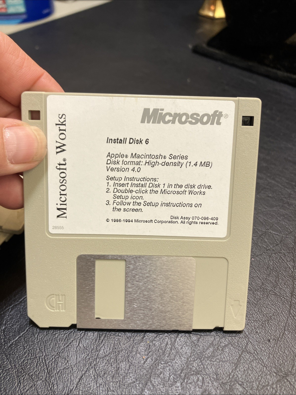 Microsoft install disks 1-6 1986 To 1994 (A1)