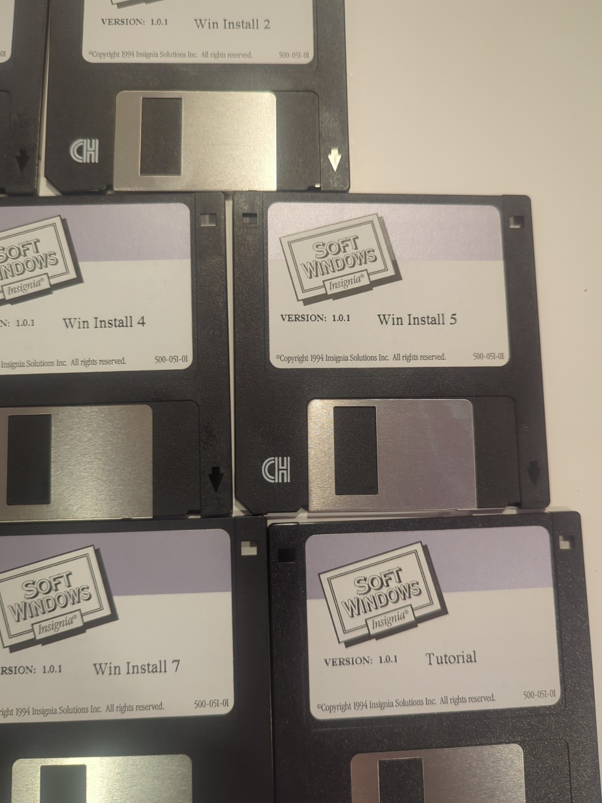 Soft Windows Insignia Version 1.0.1 For Macintosh W/ Password Disks 1-7 And Tut
