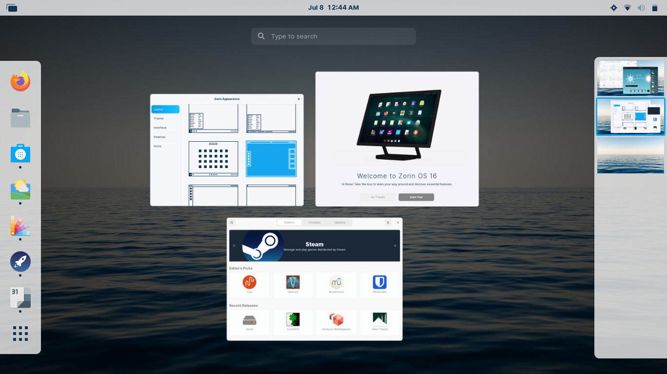 Zorin OS 17 / 16.3 Lite Linux – DVD or USB Flash Drive