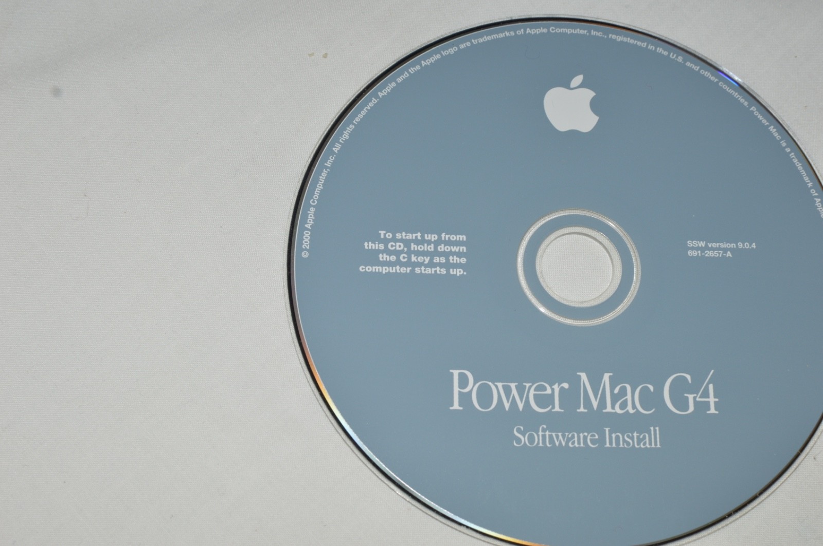 EUC Mac OS 9.0.4 Install Disc Power Mac G4 2 Discs Complete Set