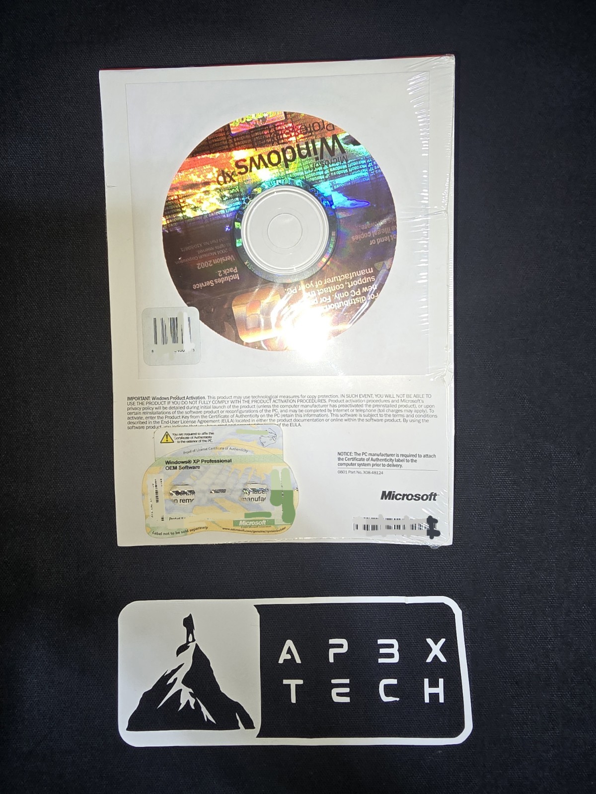 MICROSOFT WINDOWS XP PROFESSIONAL w/SP2 – 100% NEW, OEM ISSUED & SEALED