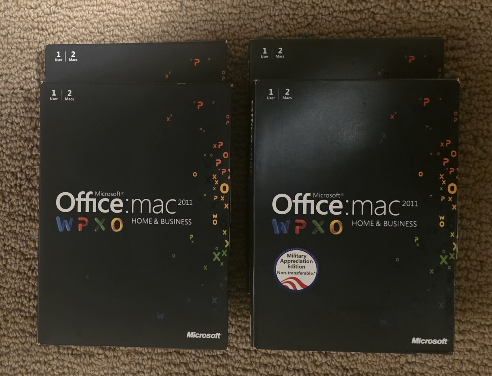 Microsoft Office Mac 2004 2008 2011 Windows 8.1 Virtual PC Software Lot 26+ Pcs