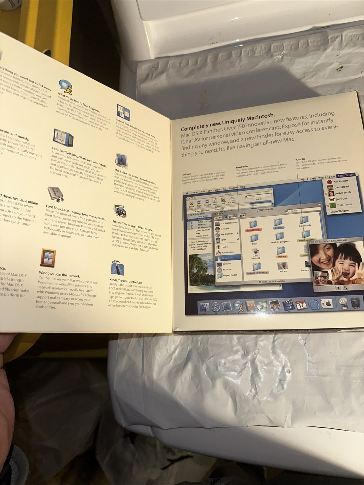 Mac OS X Panther 10.3 M9227LL/A Missing Disc 1 And Apple Mac OS X Version 10.5.4