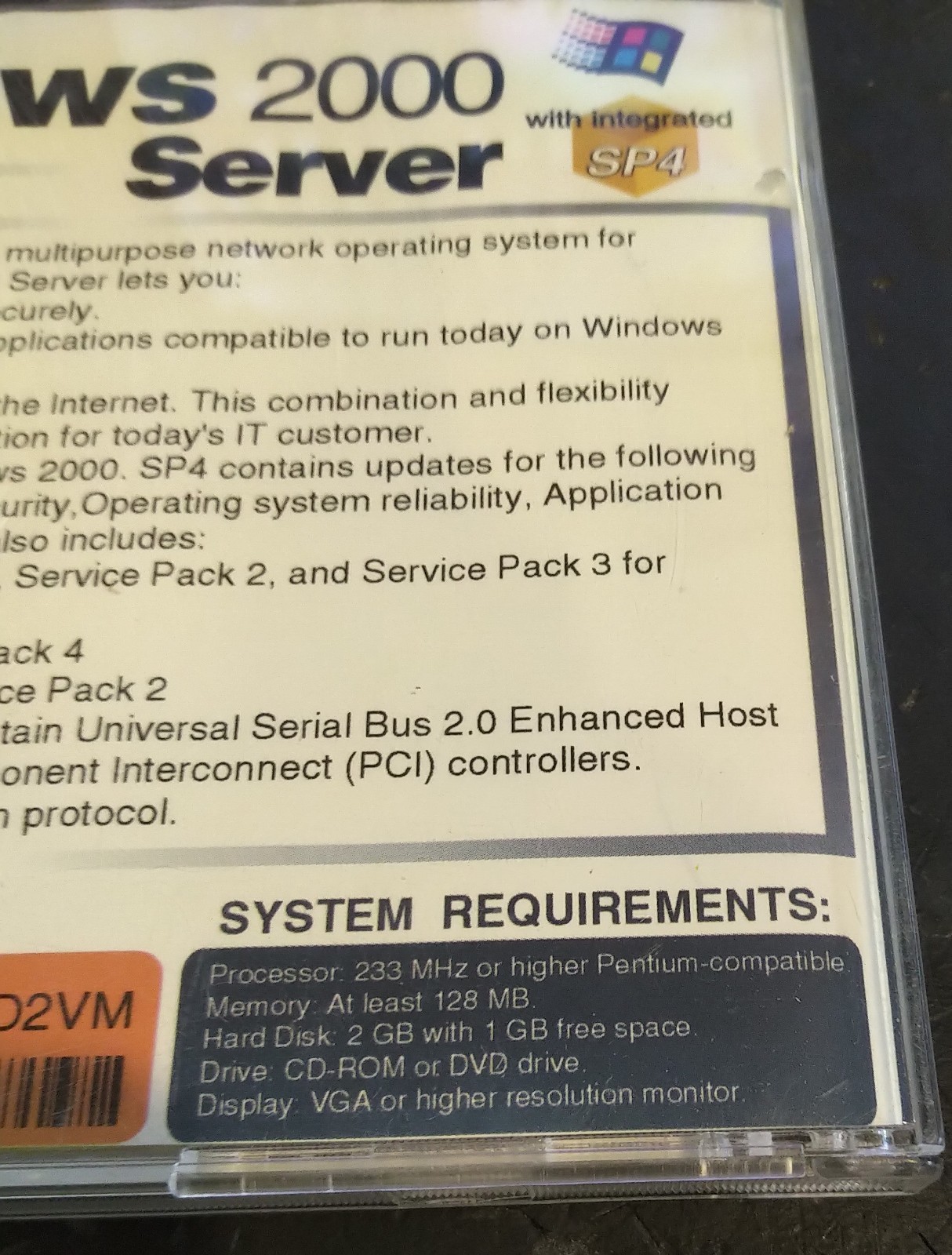 Microsoft Windows 2000 Professional Server SP 4 CD