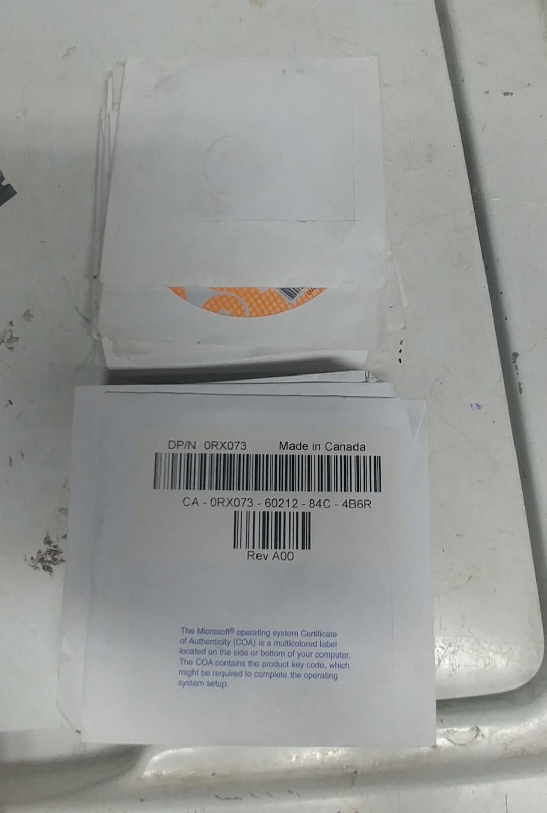 Dell reinstallation CD Microsoft Windows, XP Pro SPK2 w Roxio Creator Buss HD