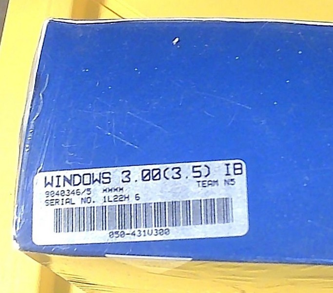 Microsoft Windows 3.0 SEALED VINTAGE Version for DOS