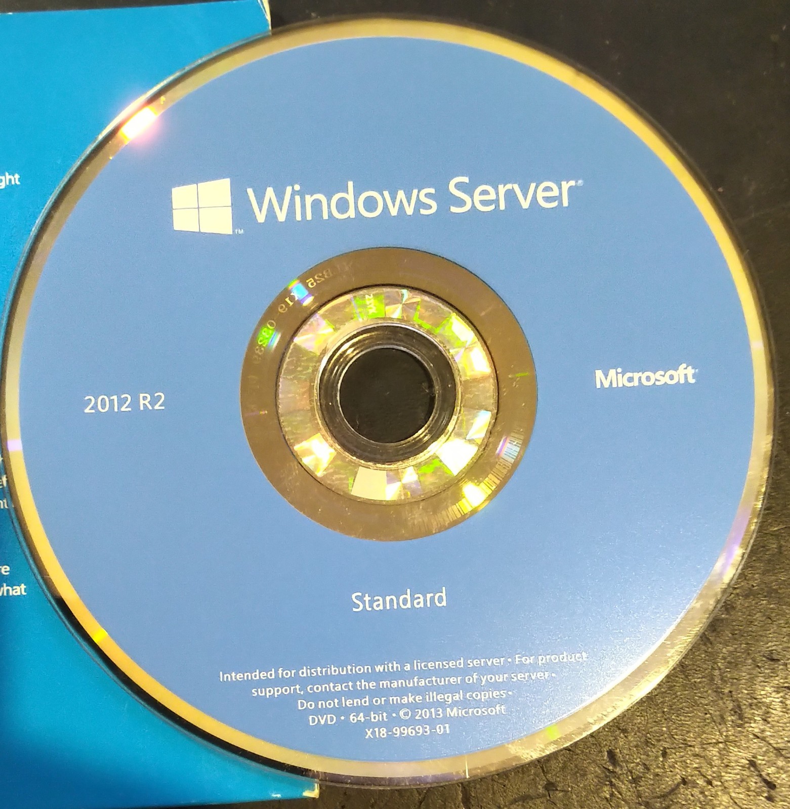 Microsoft Server 2012 R2 Standard 64-Bit License & DVD Media 2CPU/2VM