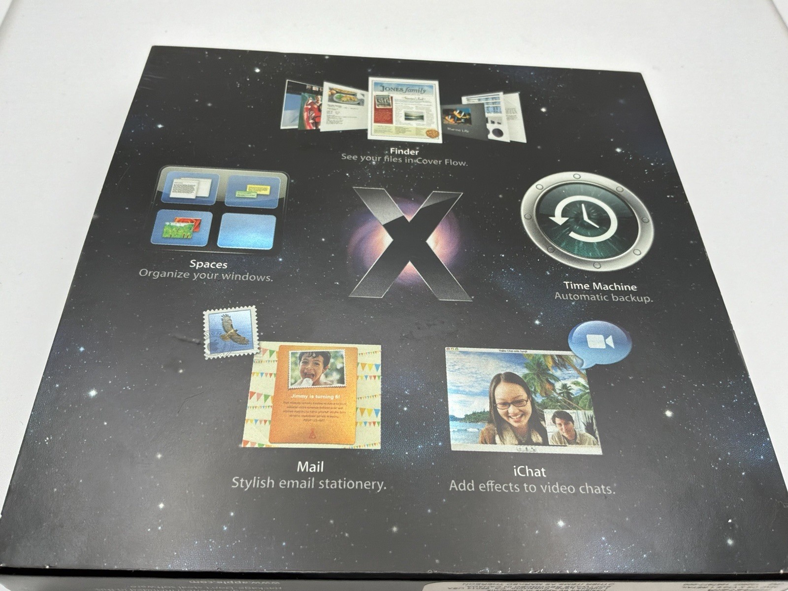 Apple Mac OS X Leopard v10.5.1 Retail Install DVD Original Box Manual Stickers
