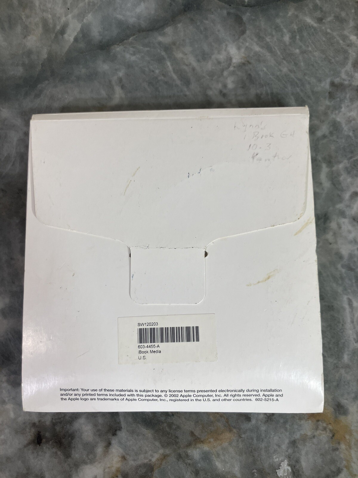 Rare Vintage Apple iBook G4 Install Media P/N: 603-4455-A