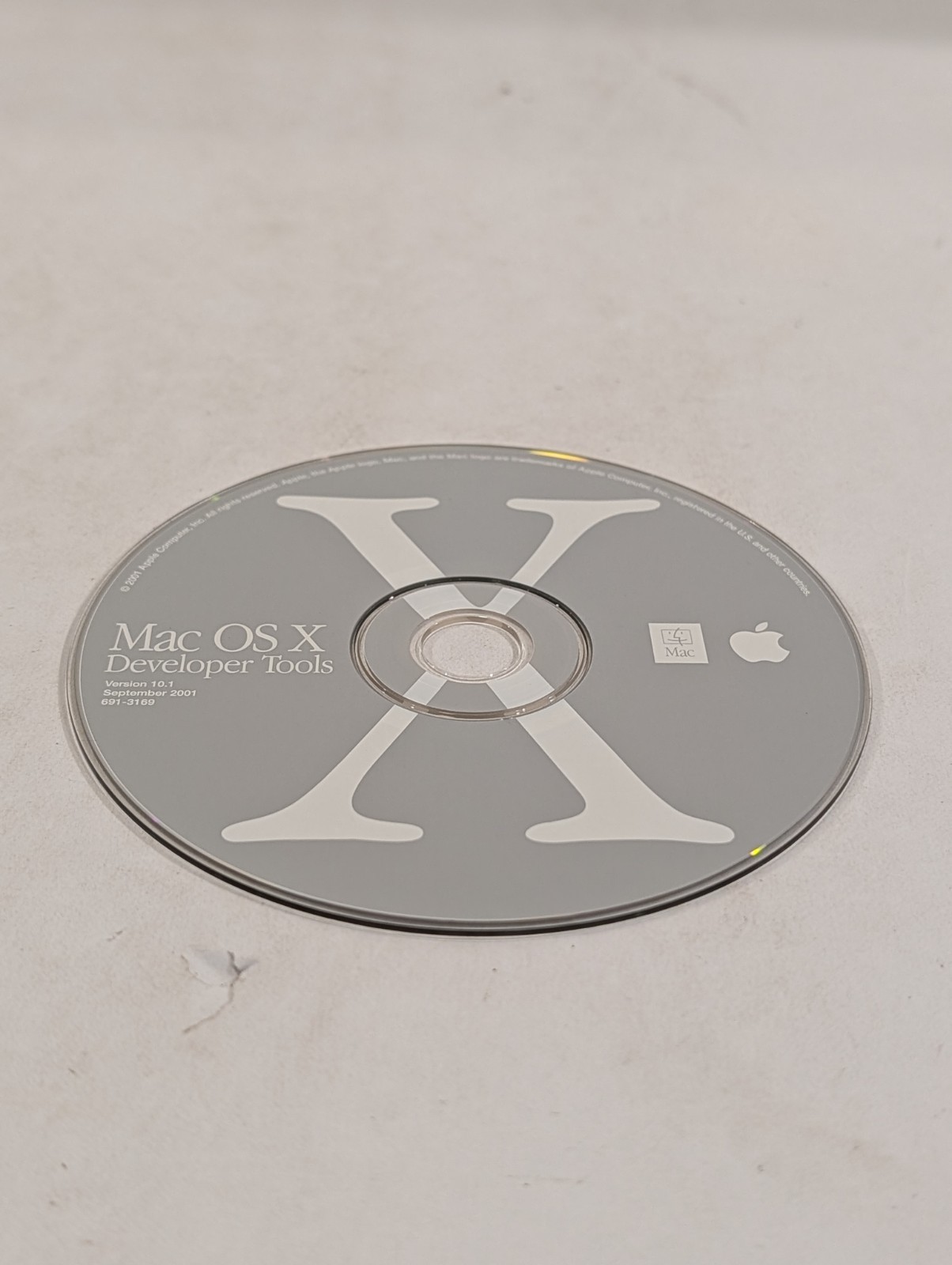 Mac OS X Developer Tools Apple Version 10.1 Sept 2001 691-3169 OEM Disc Only