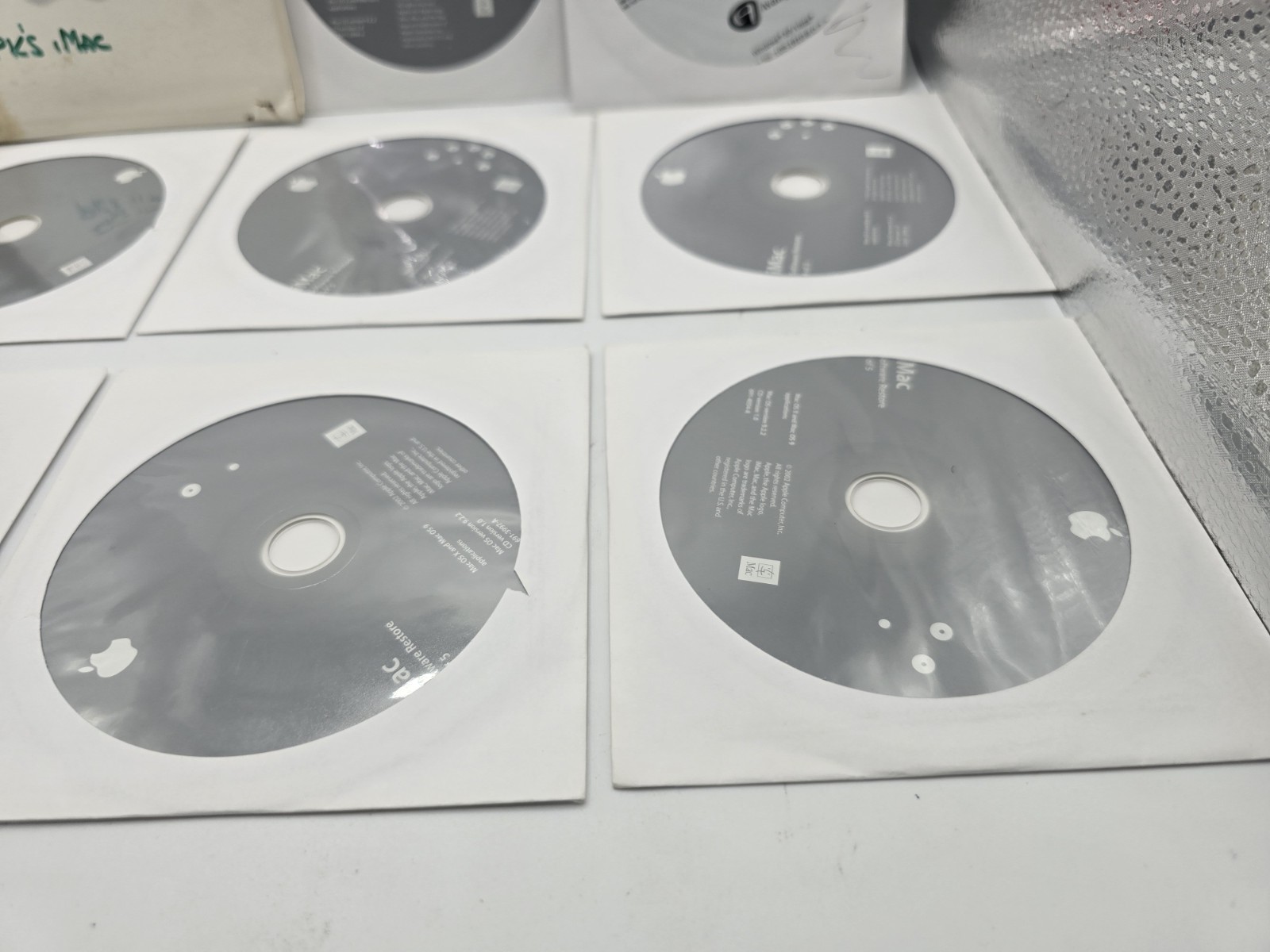Vintage Apple iMac Software Restore Install CD Disc Lot Mac OS X 10.2 Jaguar…