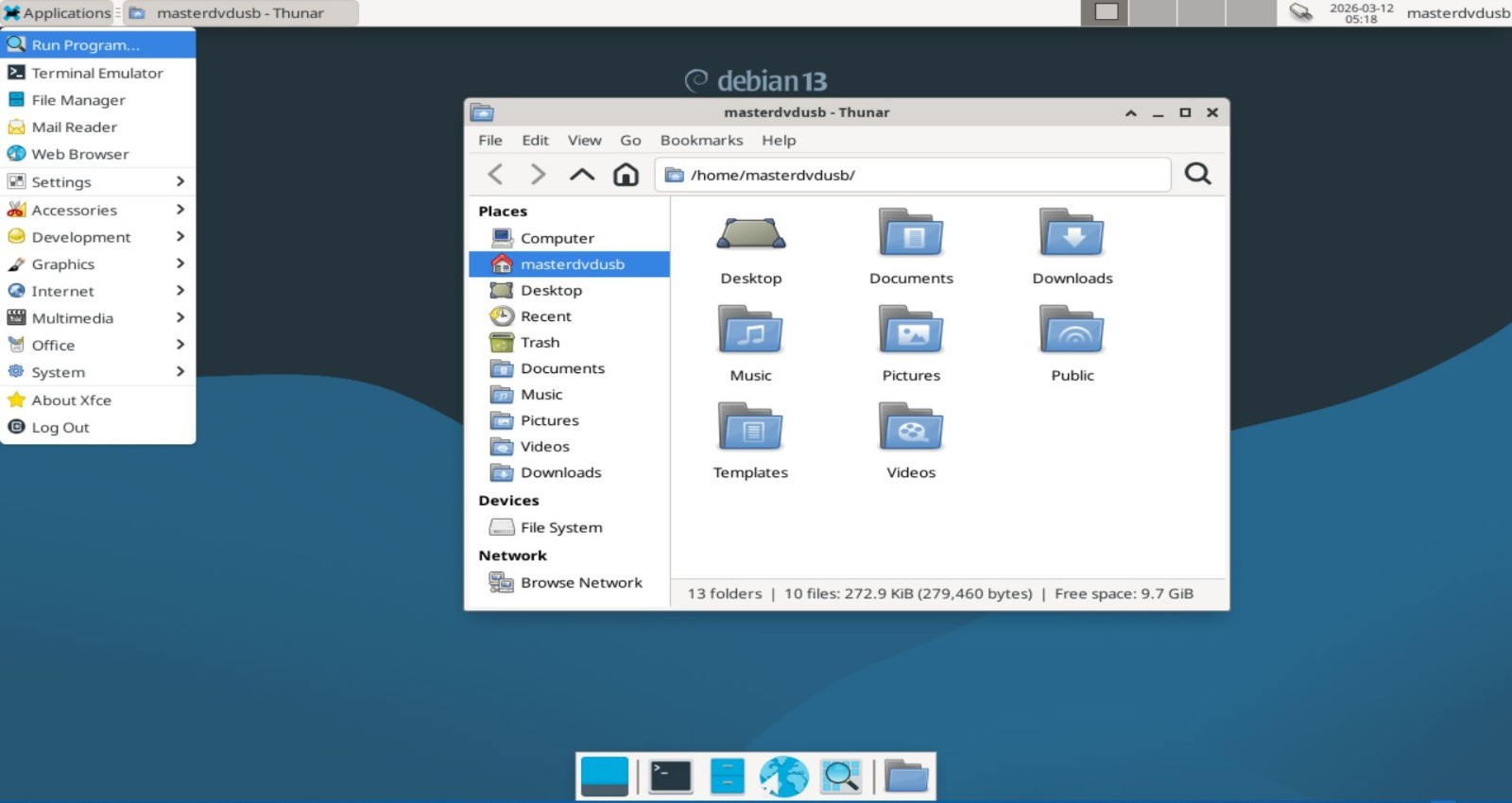 Debian 13 “Trixie” Bootable DVD 64‑Bit Linux OS • SHA256 Verified • SAME DAY