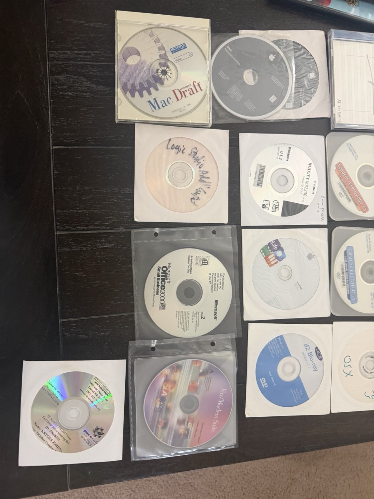 Vintage Apple Mac & Microsoft Software Bundle | iWork,Office 2000,MacOS X, Sims