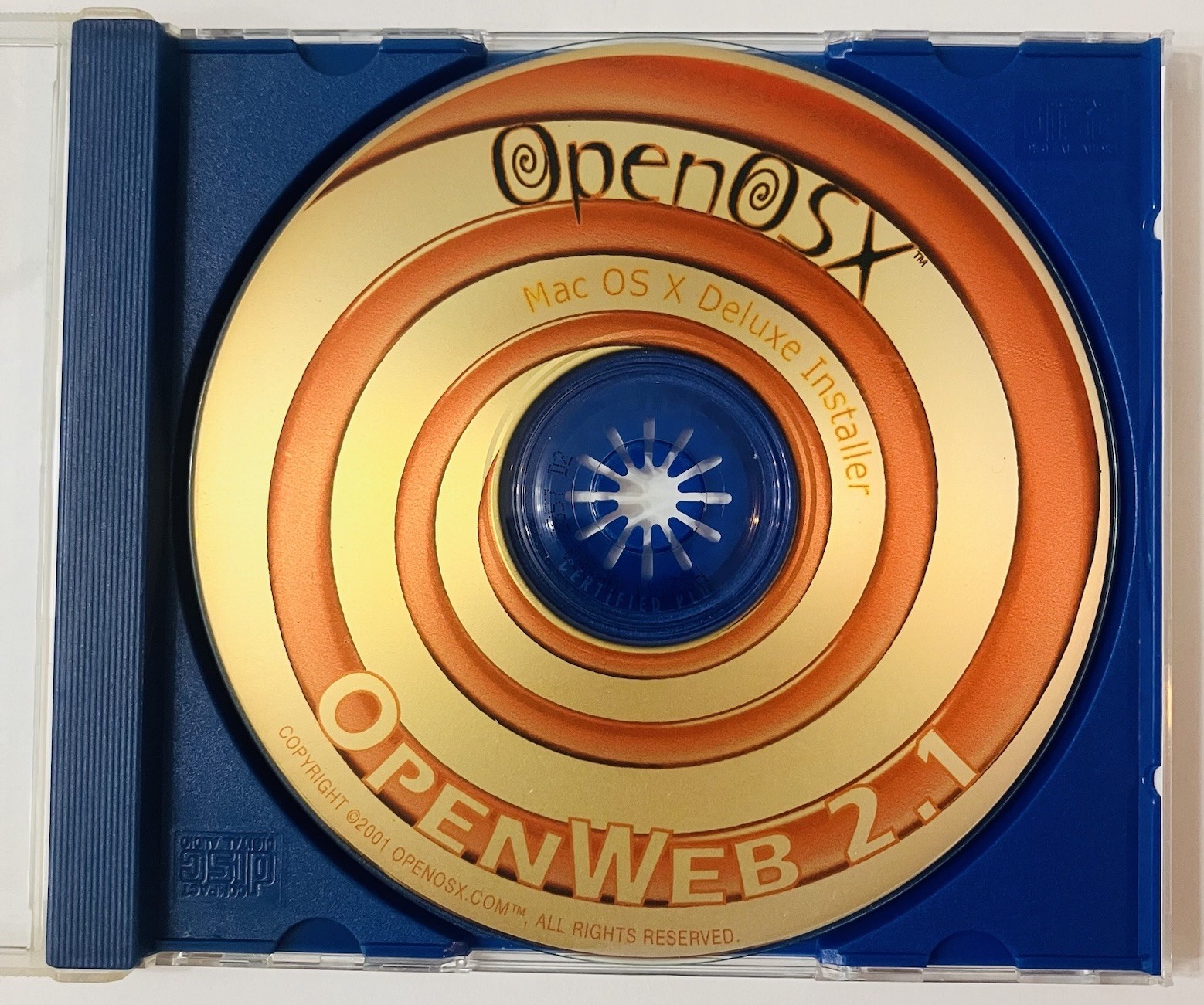 OpenOSX Mac OS X Installer 3 Disc Lot Office GIMP OpenWeb Vintage