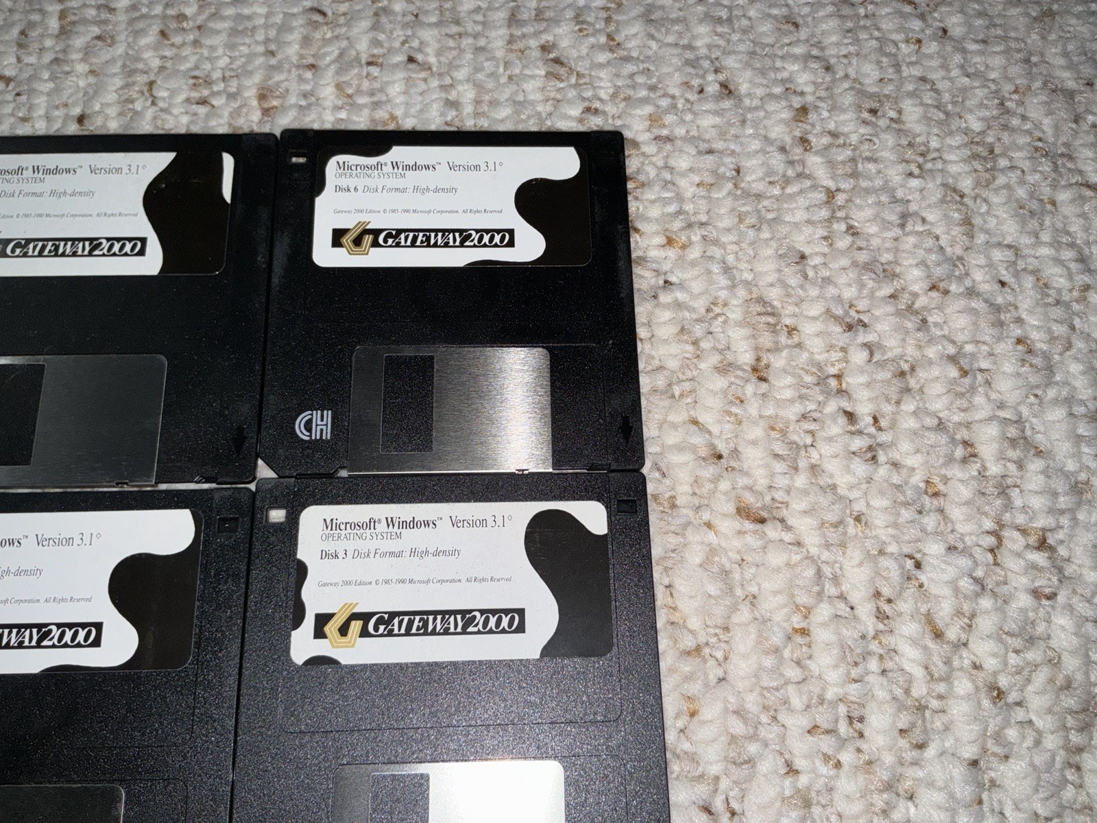 Gateway 2000 Windows 3.1 Recovery 1990 6 Floppy Disks